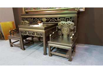 铜桌椅-铜家具