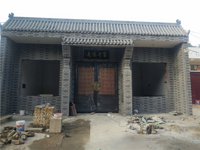 渭南农村自建房庭院大门铜门