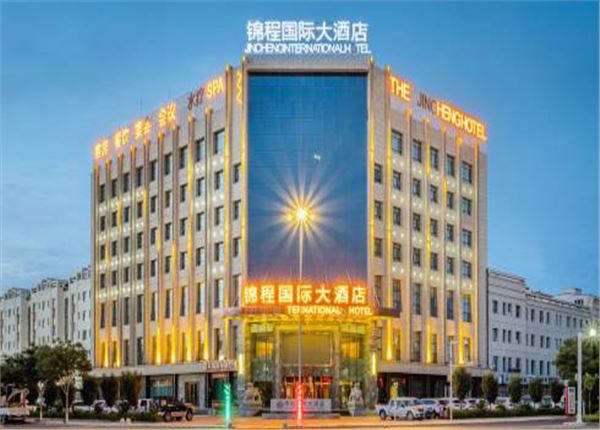 酒泉金塔锦程大酒店礼宴中心两翼旋转门