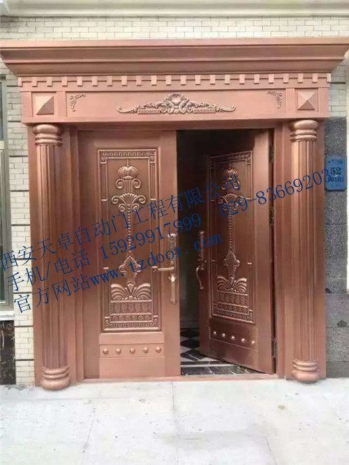 029-83669203别墅铜门3