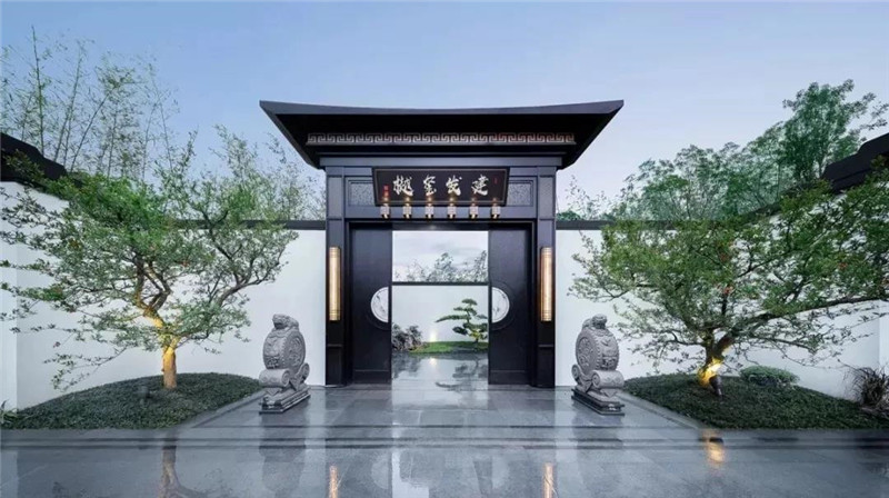 地产小区单元平开自动门