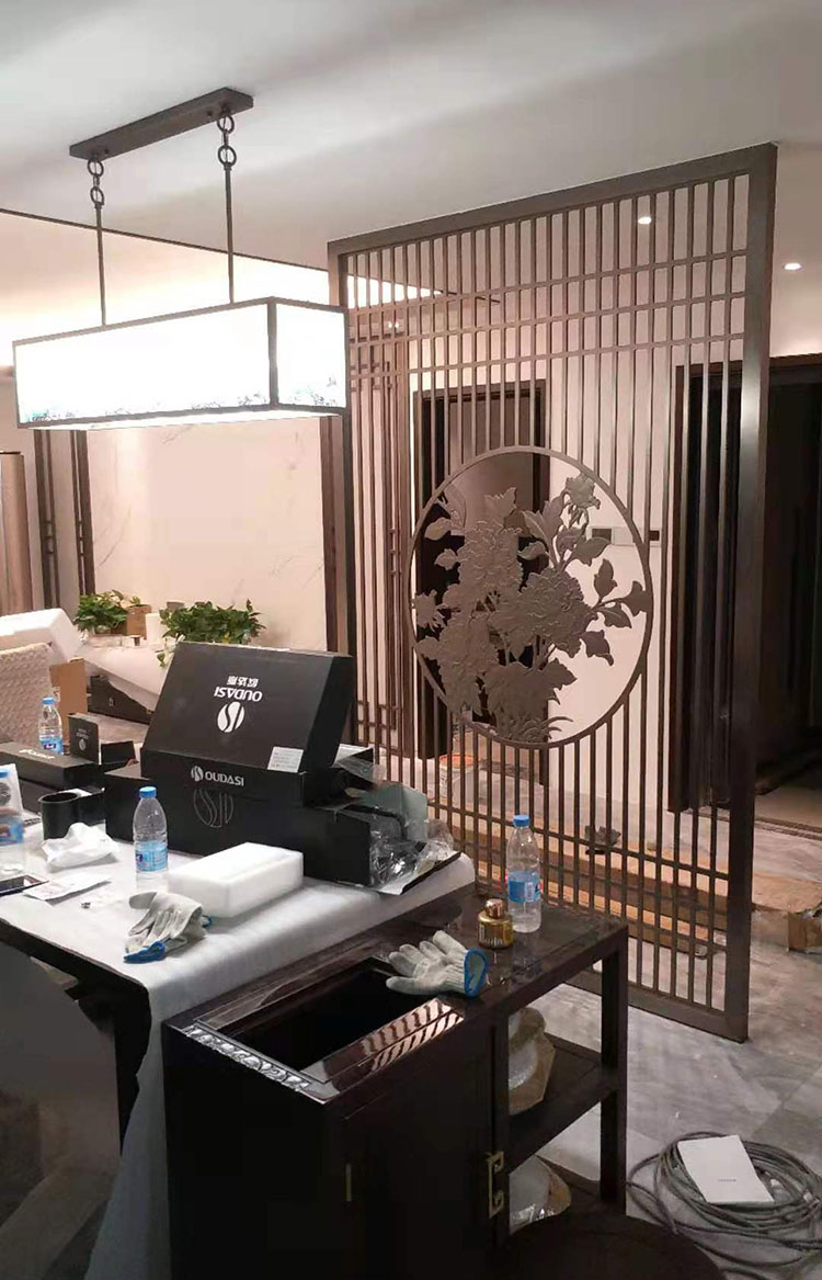 神木家装铜屏风