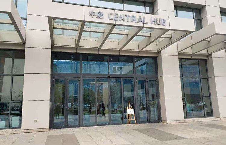 西安环普产业园办公楼自动门